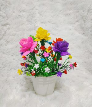  Bunga akrilik mini  mawar UMKMShop